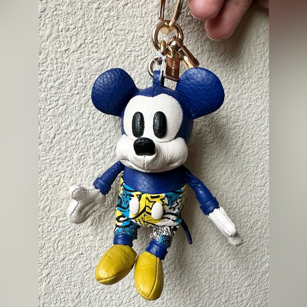 NWT Coach x Keith Haring x Disney Mickey bag charm